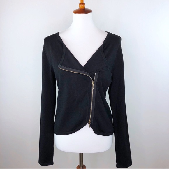 White House Black Market Sweaters - 🎉HP🎉WHBM Black Moto Sweater
